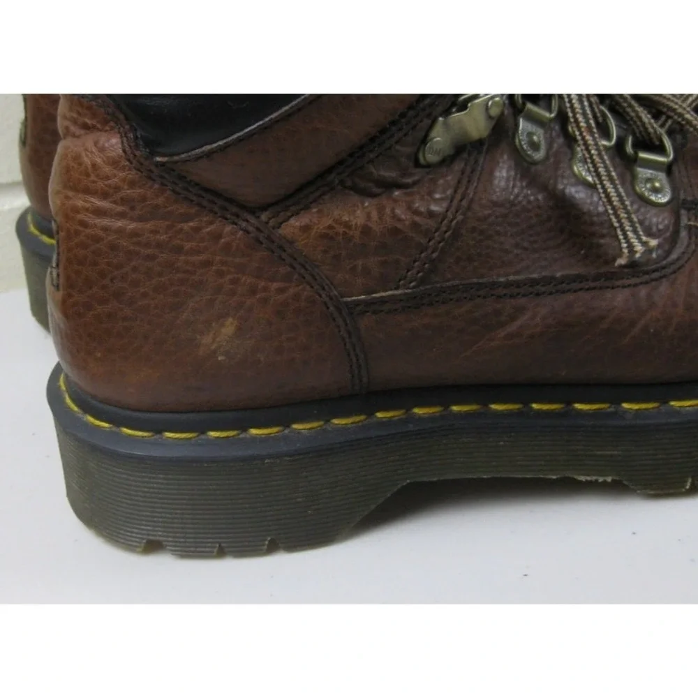 Y2K Dr Martens Heritage Ankle Boots Men's (10) 11302 Brown Leather Chunky